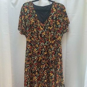 Madewell midi floral dress